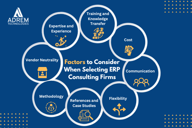 Factors to Consider When Selecting ERP Consulting Firms