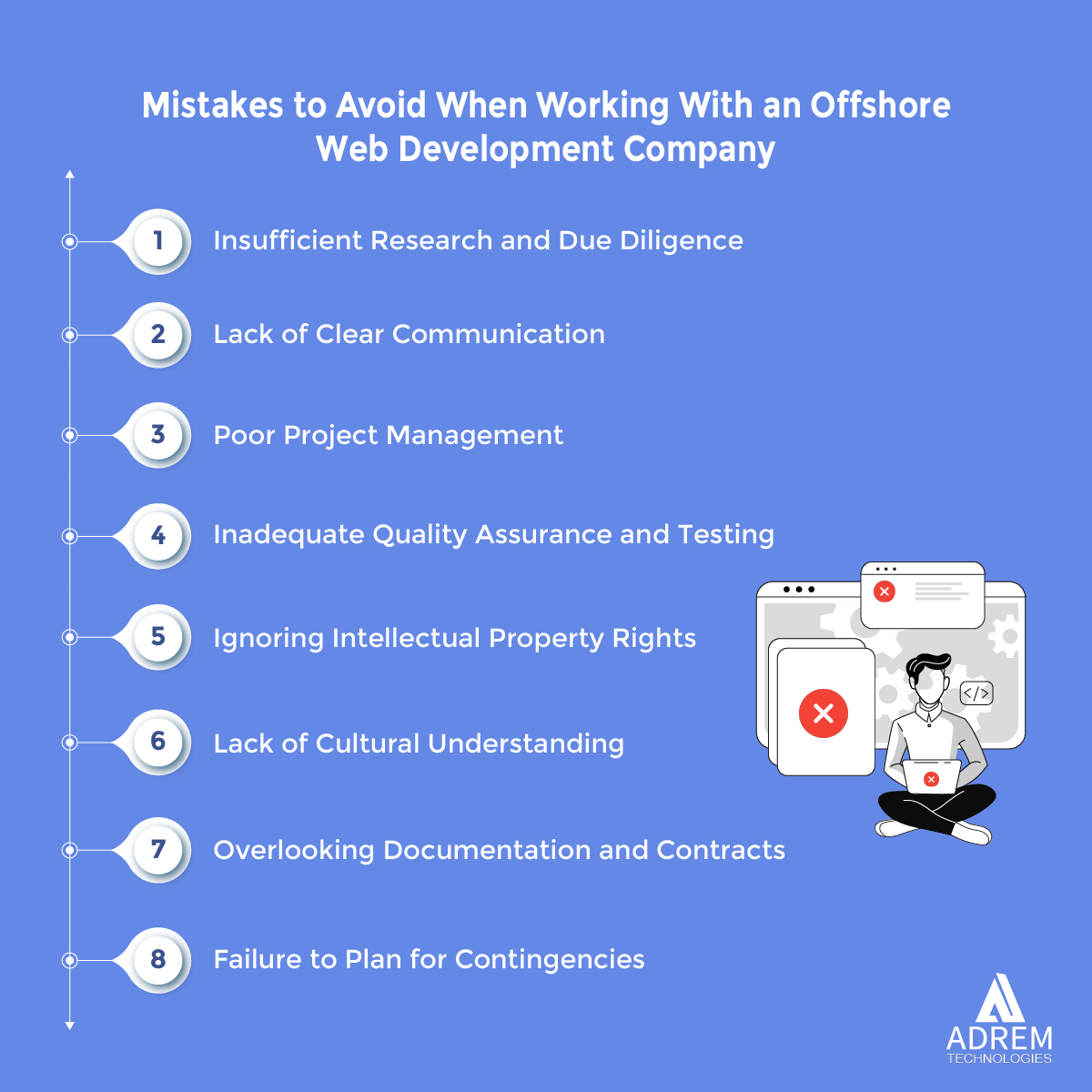 Mistakes to Avoid When Working With an Offshore Web Development Company