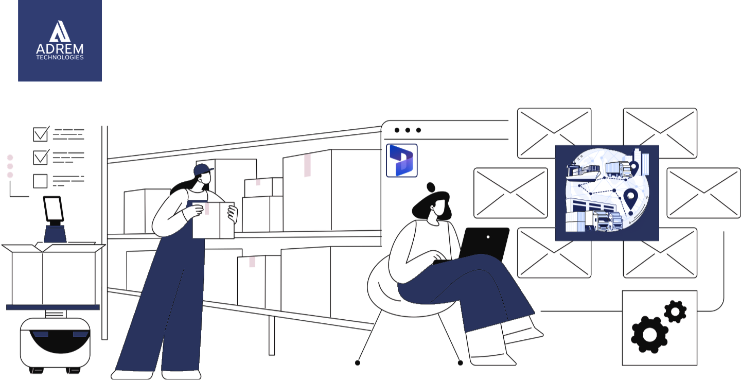 warehouse receiving flow optimization showing efficient dock operations barcode scanning and real time inventory updates