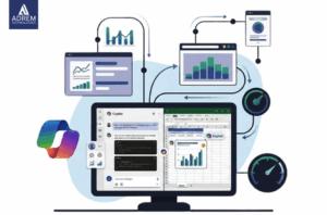 microsoft 365 copilot business value showing ai insights improving decision making clarity and productivity in organizations