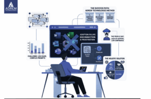microsoft 365 copilot adoption challenges showing issues like low usage weak training and unclear use cases